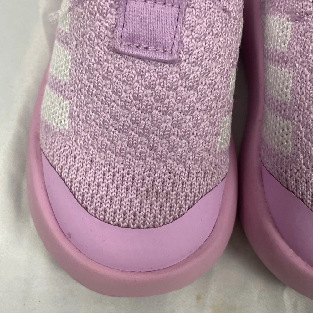 Adidas Baby Girl Kids Pink Slip-On Sneakers Size 5K - Picture 12 of 16